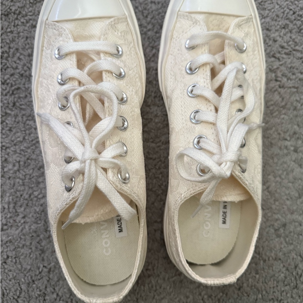 Converse Cream Chuck Taylor Sneakers